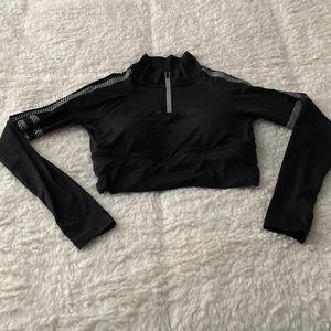 Cropped Half-zip